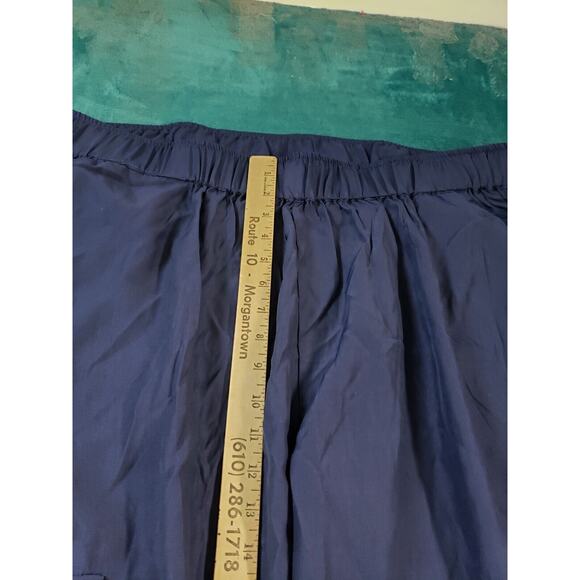 Arna York Pants Sz 22 Womens Blue Ladies Stretch Shiloh Ruched Cargo Pull On NWT - Picture 7 of 12